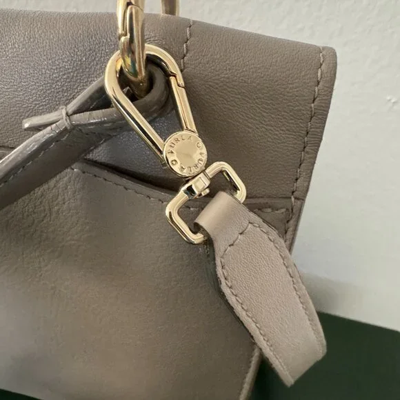 Authentic Limited Edition Leather Furla Delizia Bag, Italy Made - Picture 8 of 12